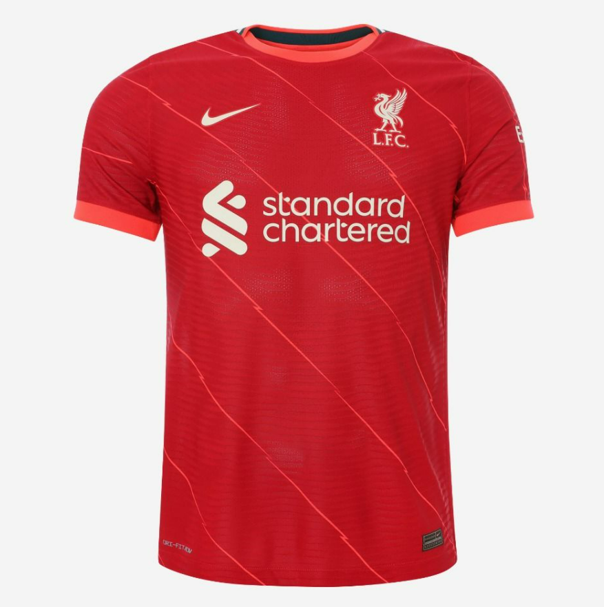 2021/22 Liverpool Home Kit Soccer Jersey Player Version